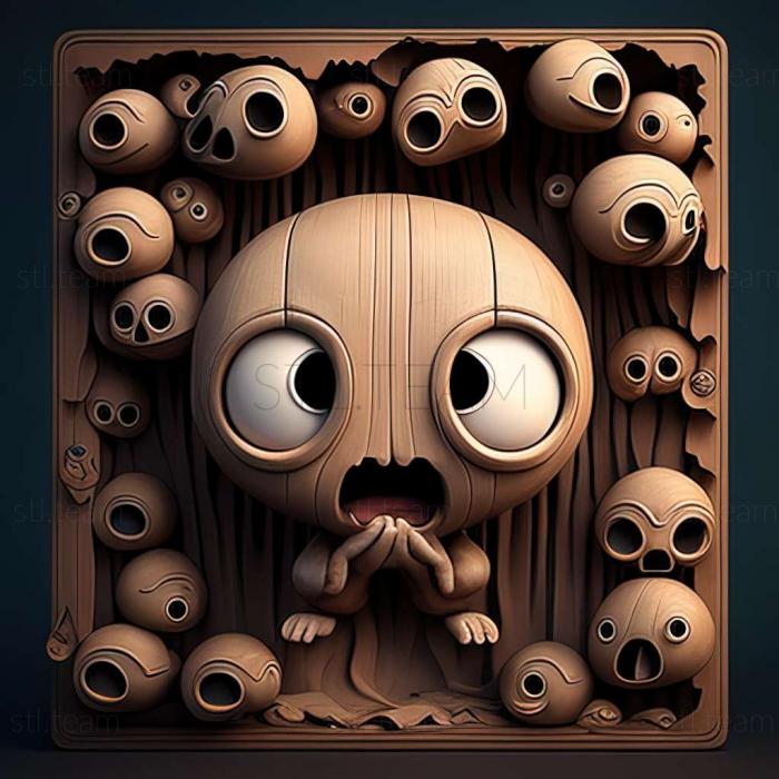 3D model The Binding of Isaac Rebirth game (STL)